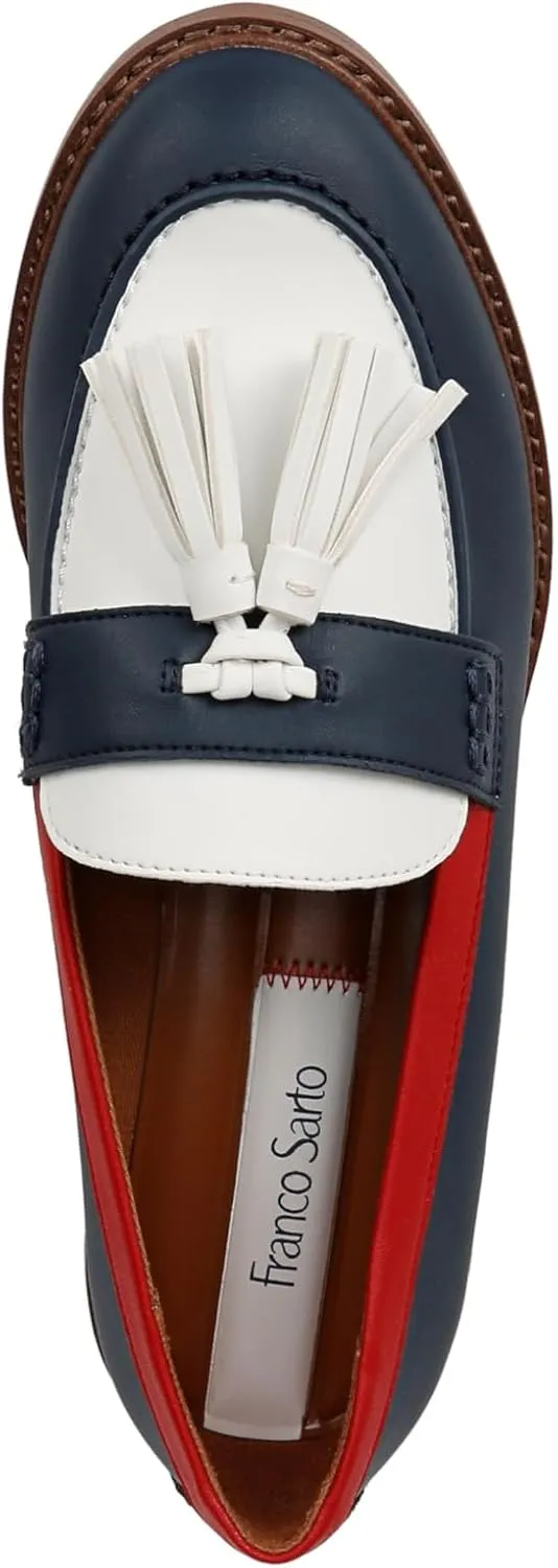 Franco Sarto womens Carolynn Low Slip on Tassel Loafers