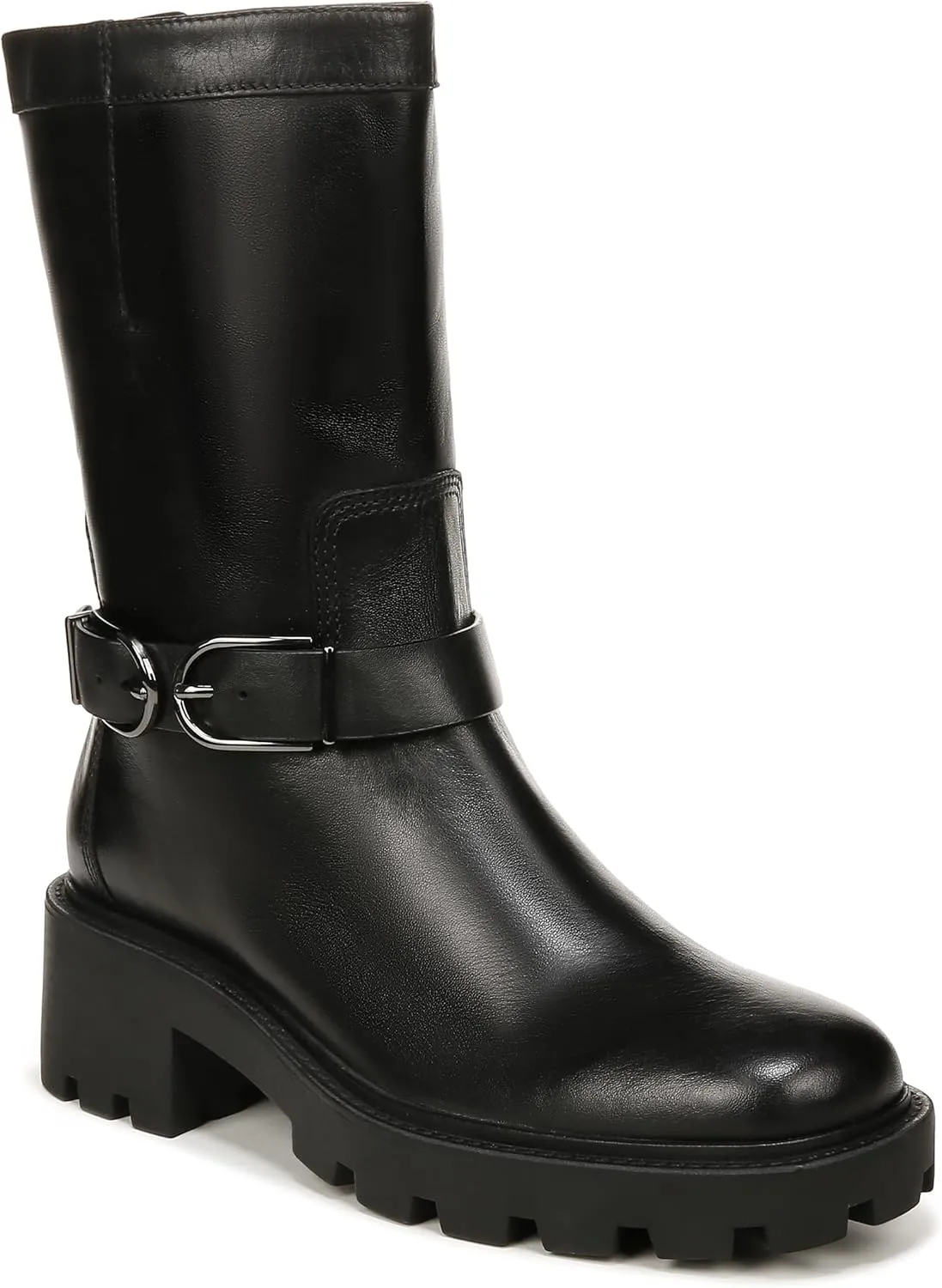 Franco Sarto Women's Elle Mid Shaft Lug Sole Boot Calf