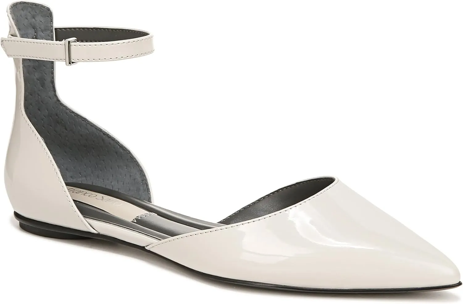 Franco Sarto Women's Racer Ankle Strap Flat
