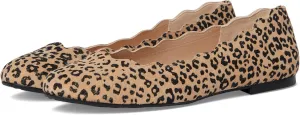 French Sole Women's Jigsaw Ballet Flat, Beige, 7.5