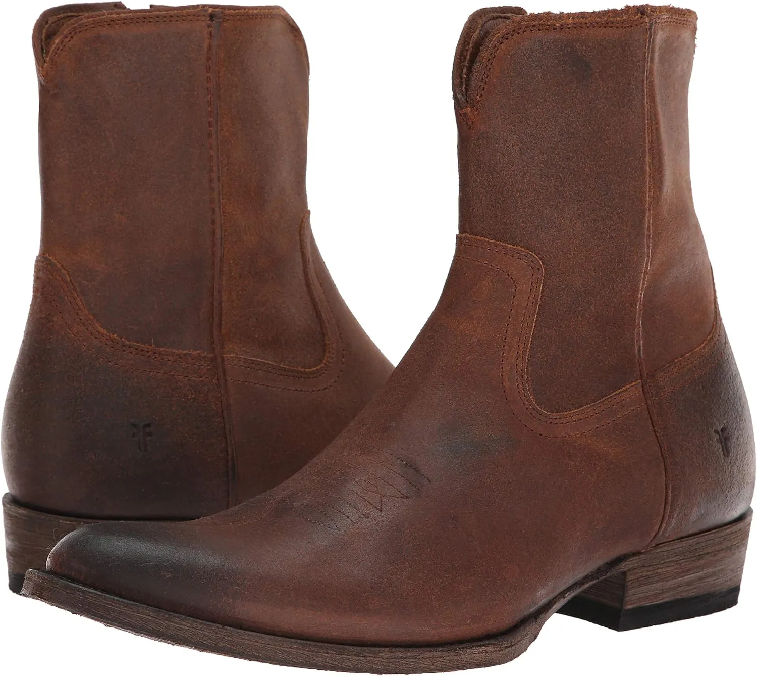 Frye Austin Inside Zip Men's - Stylish, Durable Leather Footwear with Cushioned Insole for Comfort and Side Zipper Access Western Boots