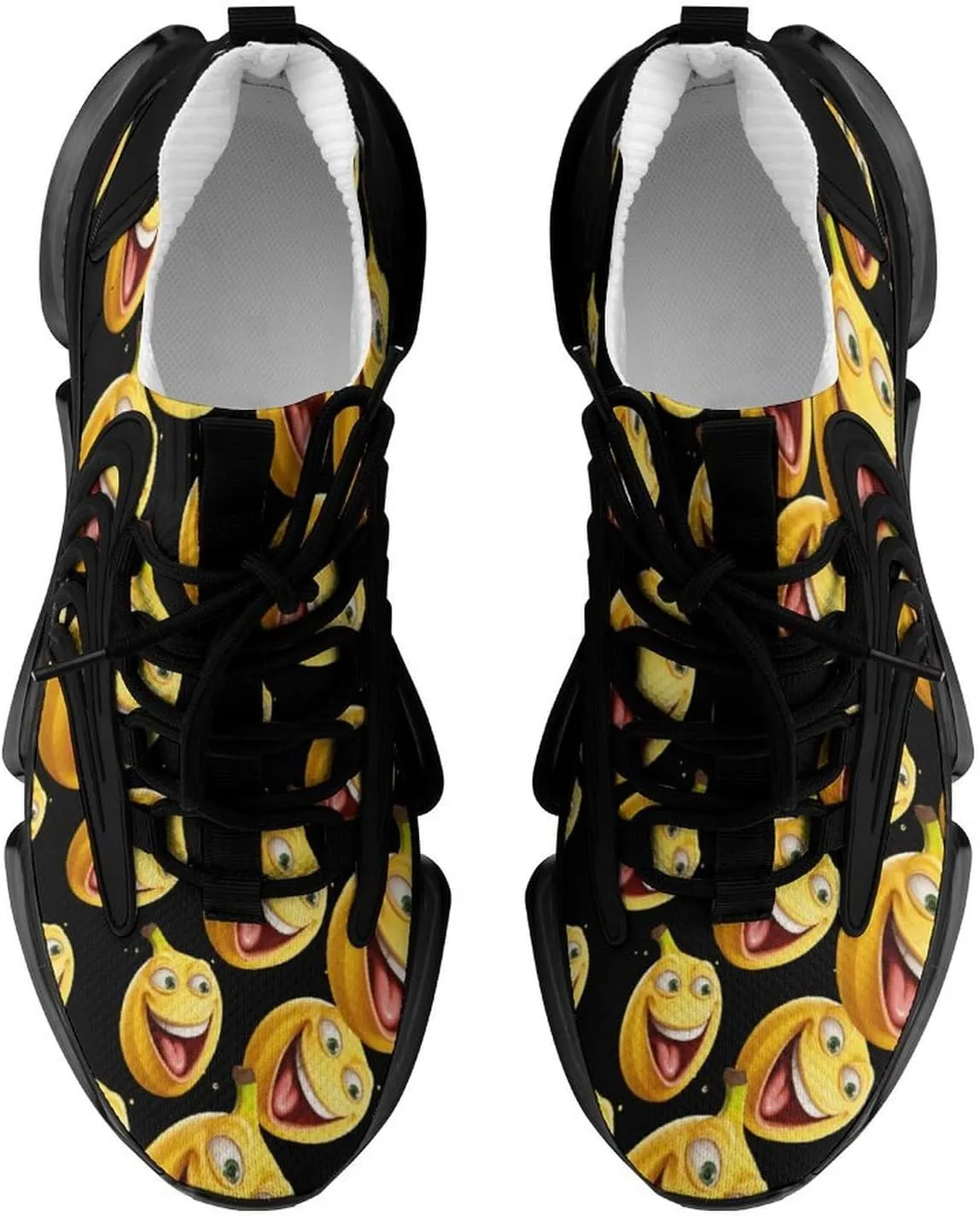 Funny Banana Mens Sneakers Running Shoes Lightweight Athletic Shoes for Jogging Walking Gym