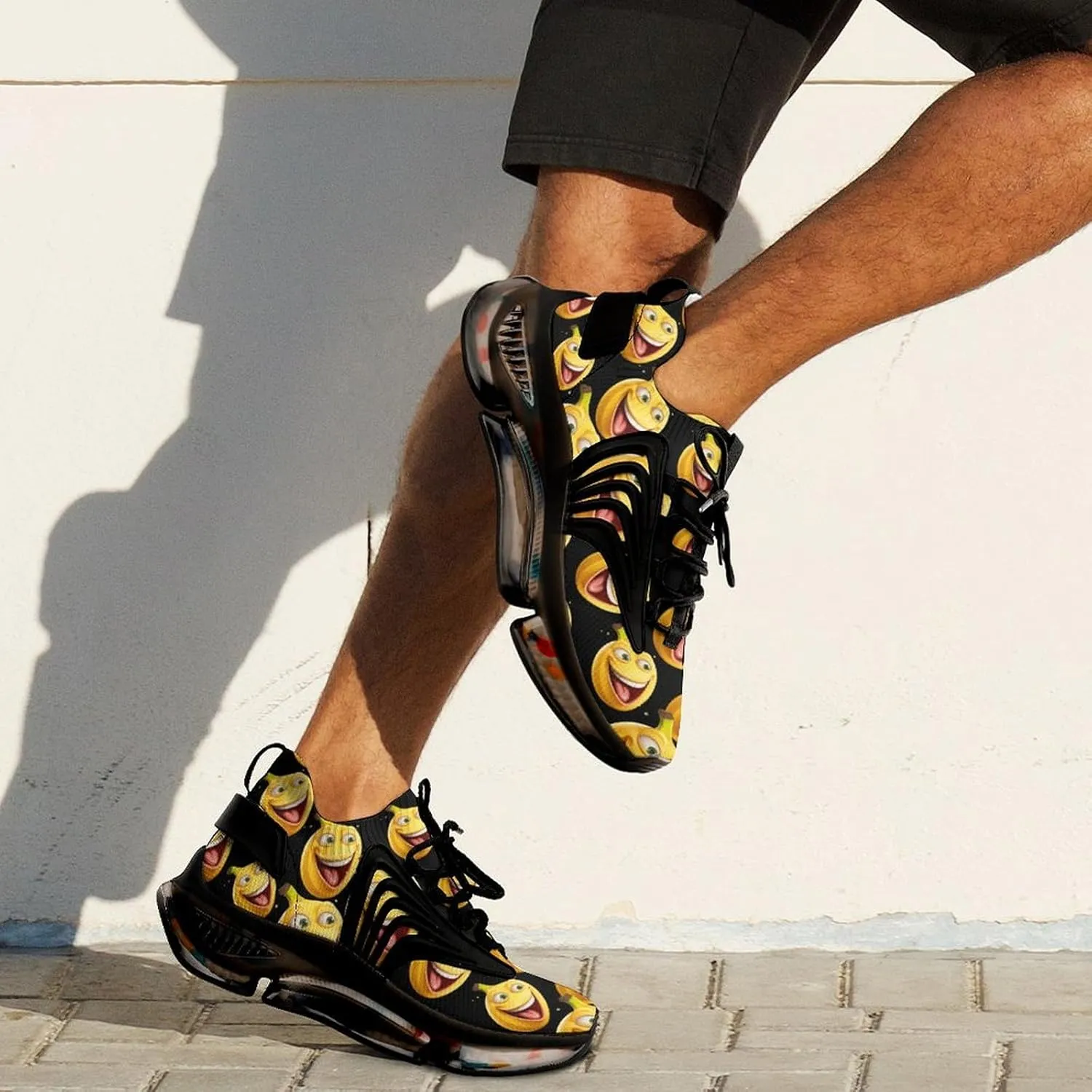Funny Banana Mens Sneakers Running Shoes Lightweight Athletic Shoes for Jogging Walking Gym