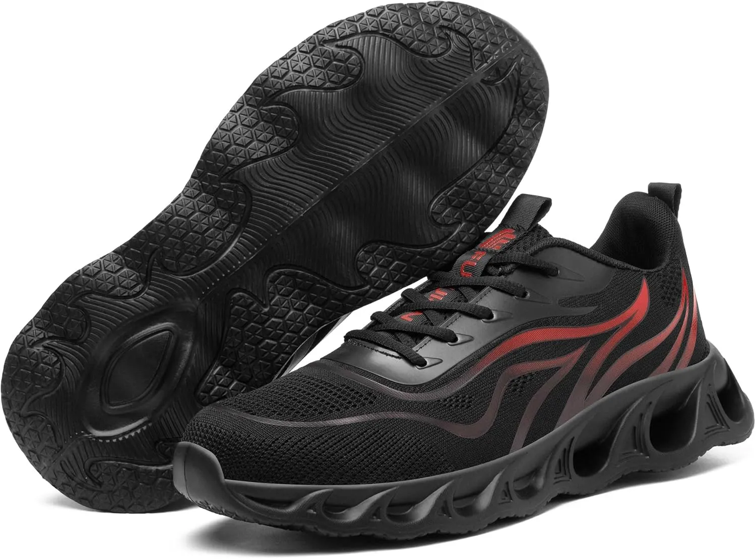 Furuian Steel Toe Shoes for Men Women Lightweight Indestructible Safety Shoes Comfortable Steel Toe Sneakers Puncture Proof Work Shoes