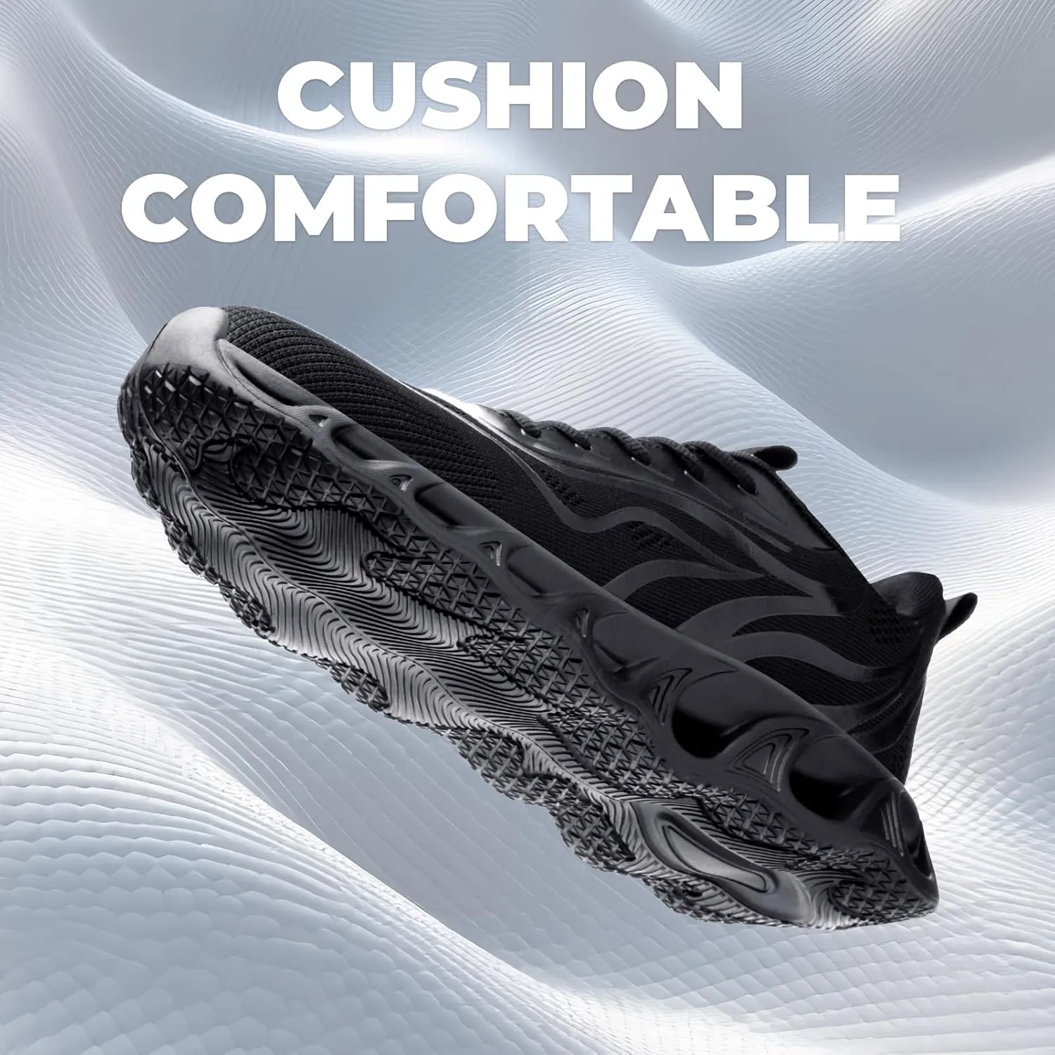 Furuian Steel Toe Shoes for Men Women Lightweight Indestructible Safety Shoes Comfortable Steel Toe Sneakers Puncture Proof Work Shoes