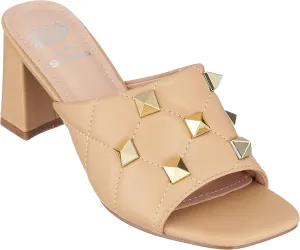 GC Shoes Womens Block Heeled Sandals