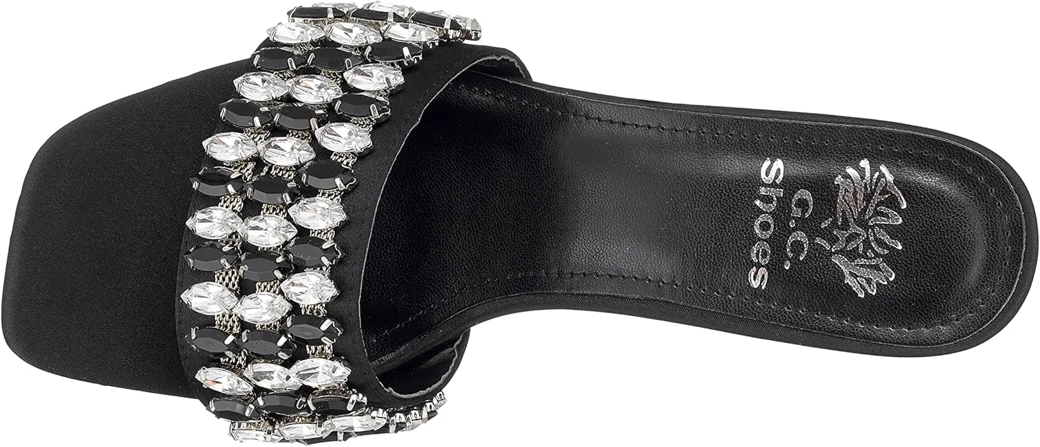 GC Shoes Womens Block Heeled Sandals
