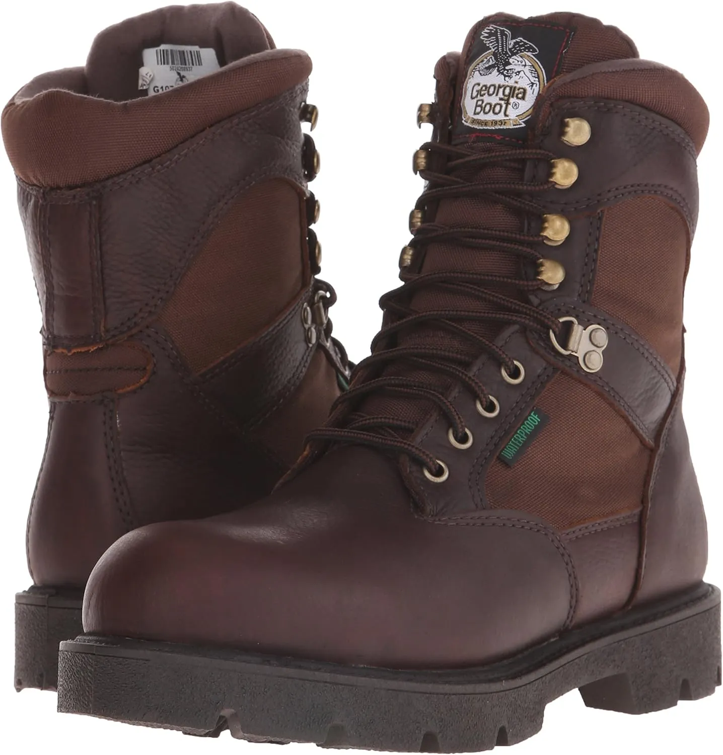 Georgia Boot Men's Homeland 8 Inch Steel Toe Work Shoe