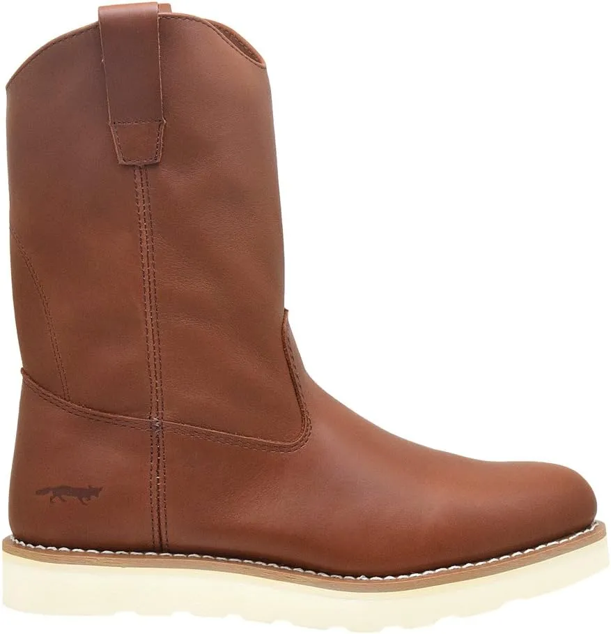 Golden Fox 12" Work Boot Pull On Wellington Wedge Lightweight Outsole for Construction Farming and Ranching