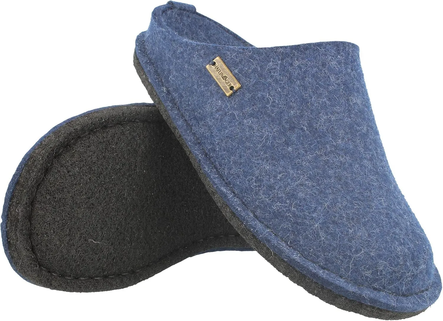 HAFLINGER Men's Open Back Slippers