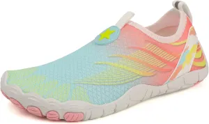 Hike Barefoot Shoes for Women Men Quick Dry Wide Toe Shoe Breathable Athletic Footwear Water Shoes Pattern Pro Minimalist Sneakers for Hiking Beach Walking Swim