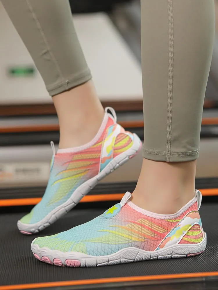 Hike Barefoot Shoes for Women Men Quick Dry Wide Toe Shoe Breathable Athletic Footwear Water Shoes Pattern Pro Minimalist Sneakers for Hiking Beach Walking Swim