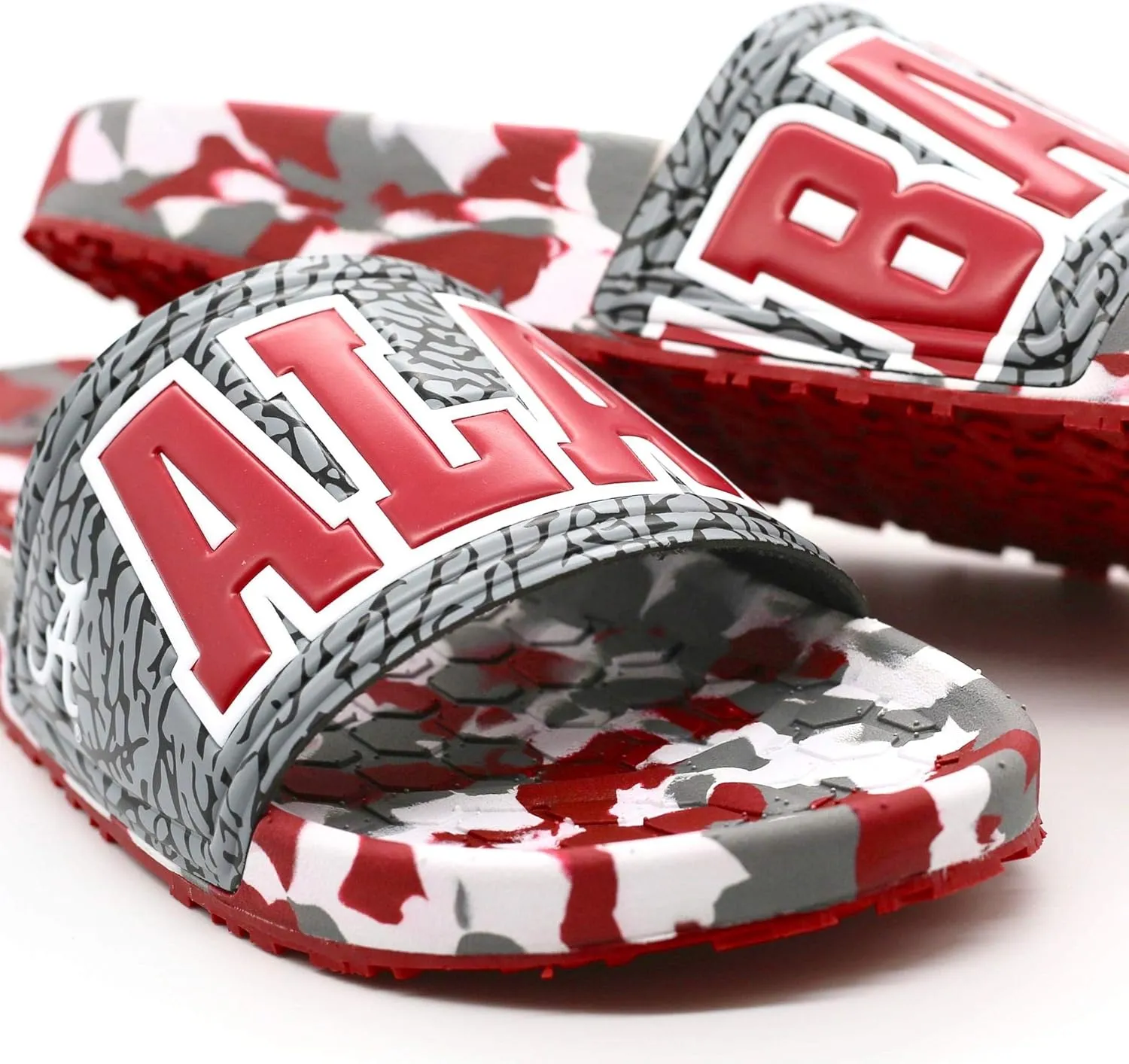 Hype NCAA Team Graphic and Color Unisex Quick Dry Slydr Sandal