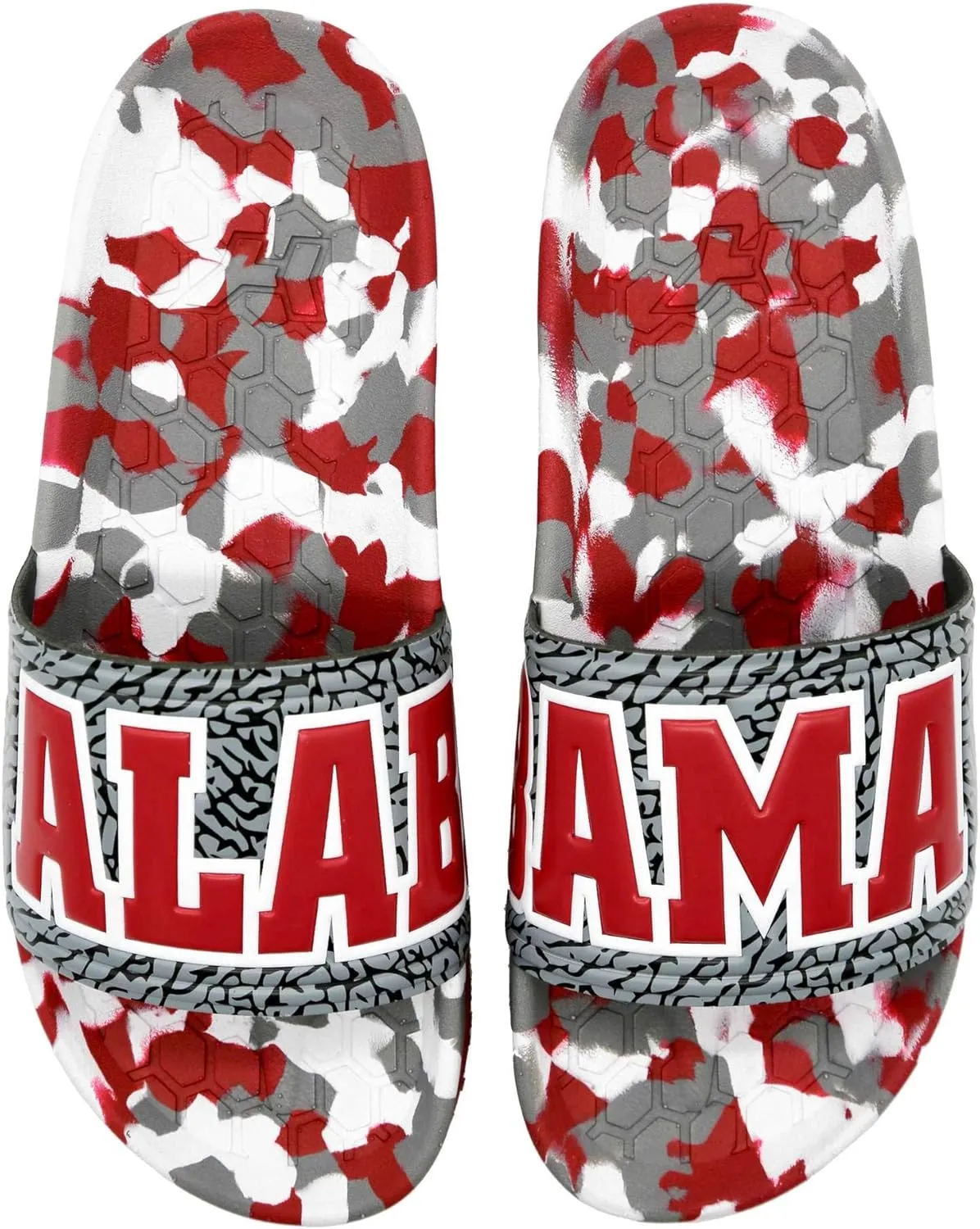 Hype NCAA Team Graphic and Color Unisex Quick Dry Slydr Sandal