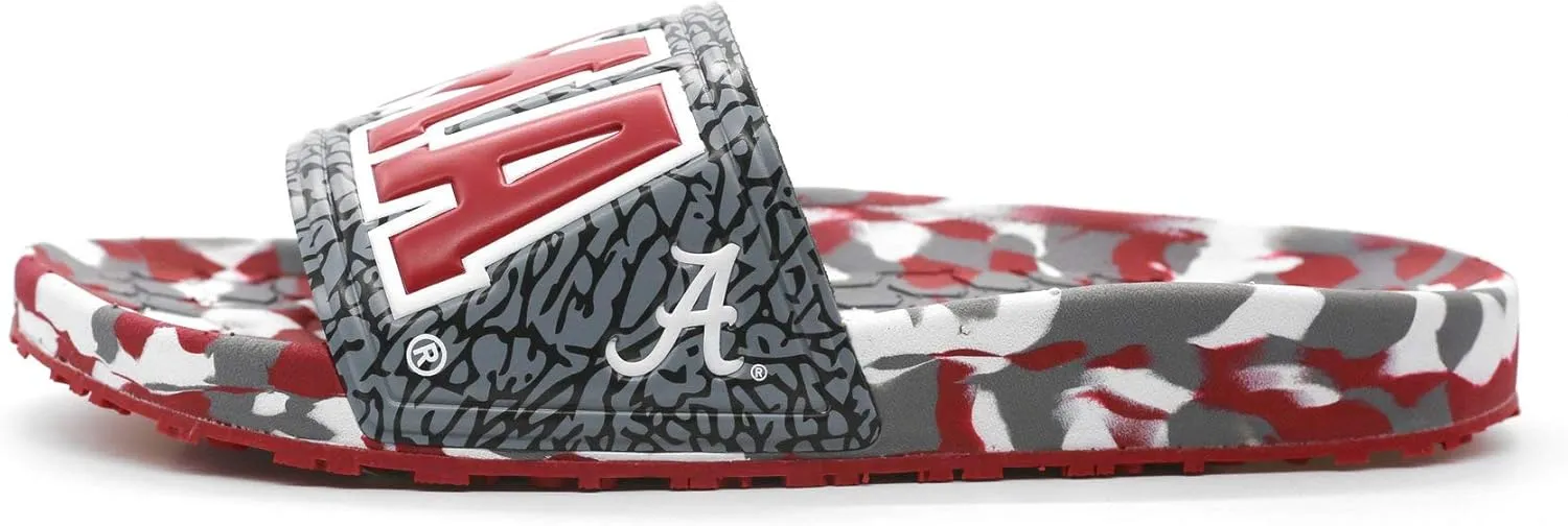 Hype NCAA Team Graphic and Color Unisex Quick Dry Slydr Sandal