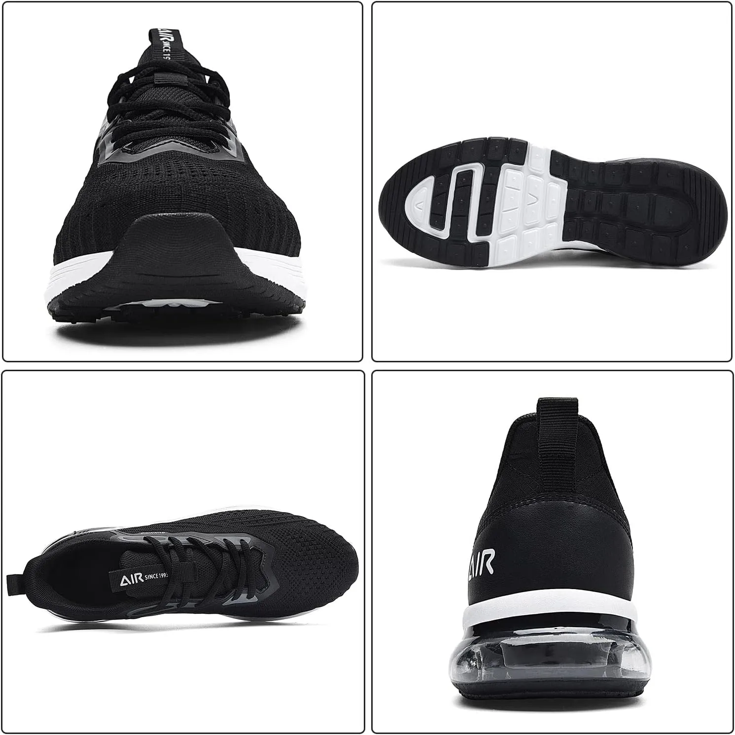 IIV Mens Air Running Shoes Casual Tennis Walking Athletic Gym Fashion Lightweight Slip On Sneakers