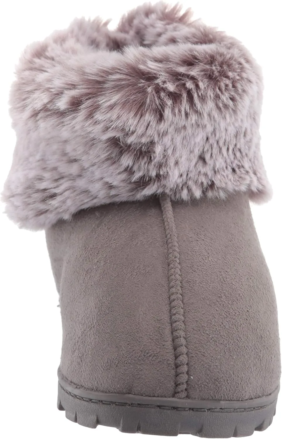 Jessica Simpson Women's and Girls Microsuede Super Soft Bootie Slippers with Indoor Outdoor Sole- Mommy & Me Set Options