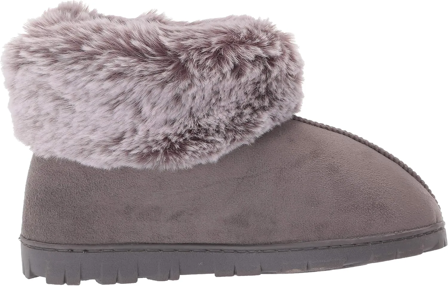 Jessica Simpson Women's and Girls Microsuede Super Soft Bootie Slippers with Indoor Outdoor Sole- Mommy & Me Set Options