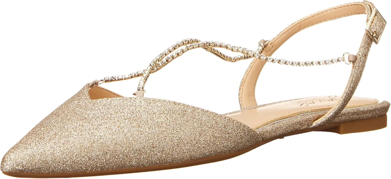 Jewel Badgley Mischka Alanna Ballet Flats