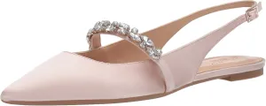 Jewel Badgley Mischka Bambi Pointed Toe Sling Back