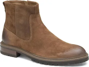 Johnston & Murphy Barrett Plain Toe Zip Boot – Classic Mens Ankle Boots, Leather Casual Boots for Men