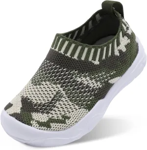 JOINFREE Toddler Boys Girls Sneaker Slip On Shoes Kids Lightweight Breathable Walking Shoes