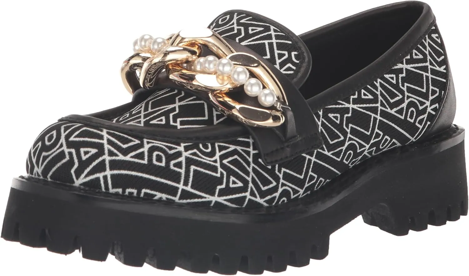 KARL LAGERFELD womens Slip on Embellished Gemsy Loafer