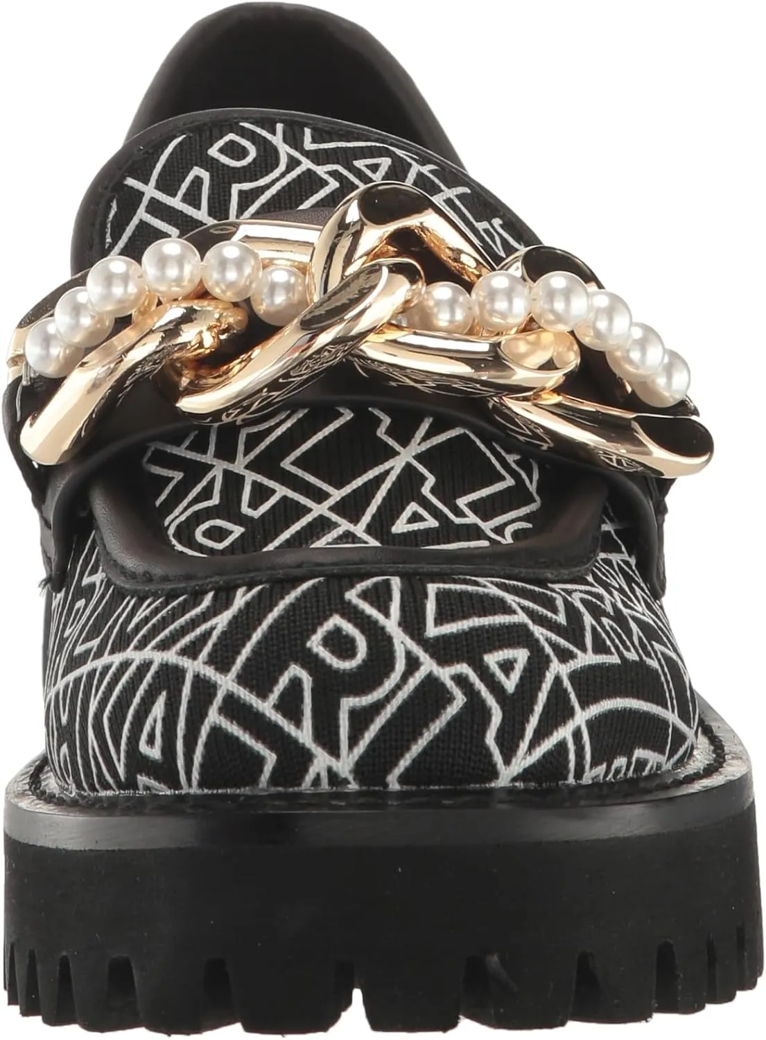 KARL LAGERFELD womens Slip on Embellished Gemsy Loafer