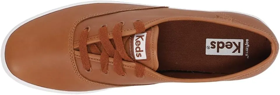 Keds Women's Champion Leather Lace Up Sneaker