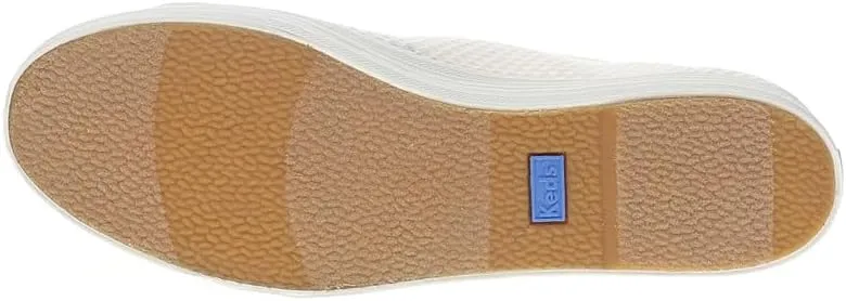Keds Womens Triple Kick Lace Up Platform Sneakers Shoes Casual - Beige
