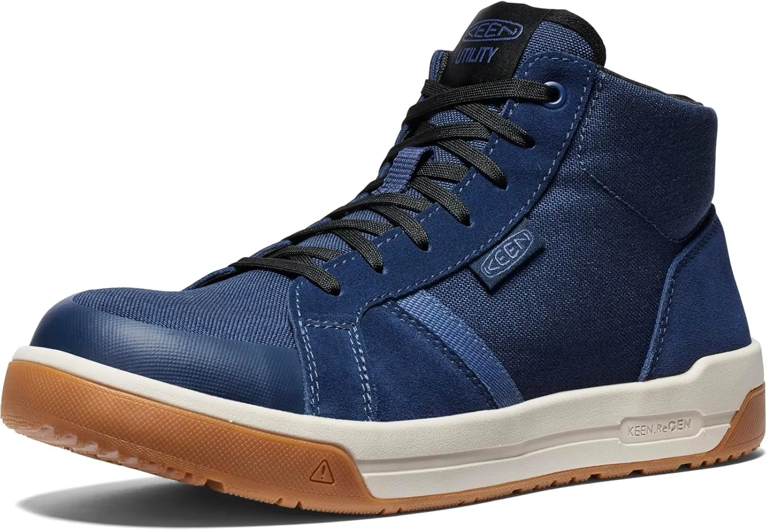 KEEN Utility Men's Kenton Mid Top Composite Toe Breathable Work Sneaker