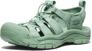 KEEN Women's Newport H2 Closed Toe Water Sandals, Monochrome/Granite Green, 9