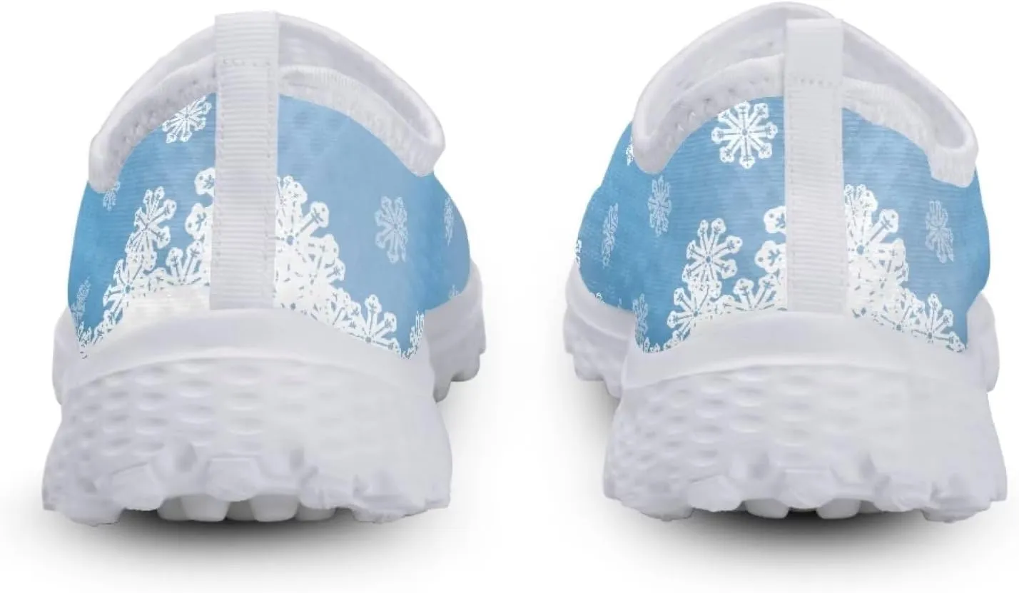 KEIAHUAN Running Shoes Womens Lightweight Athletic Running Shoes Breathable Casual Mesh Flats Sneakers