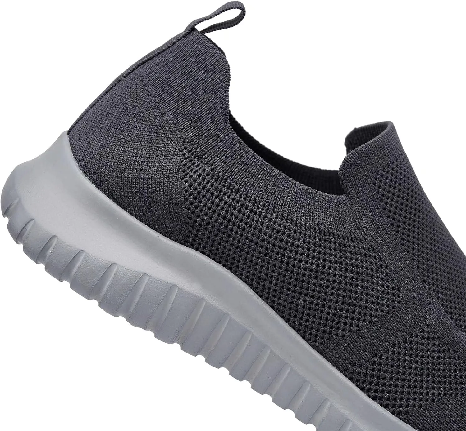 konhill Men's Breathable Tennis Shoes - Slip on Walking Casual Athletic Sneakers Shoes