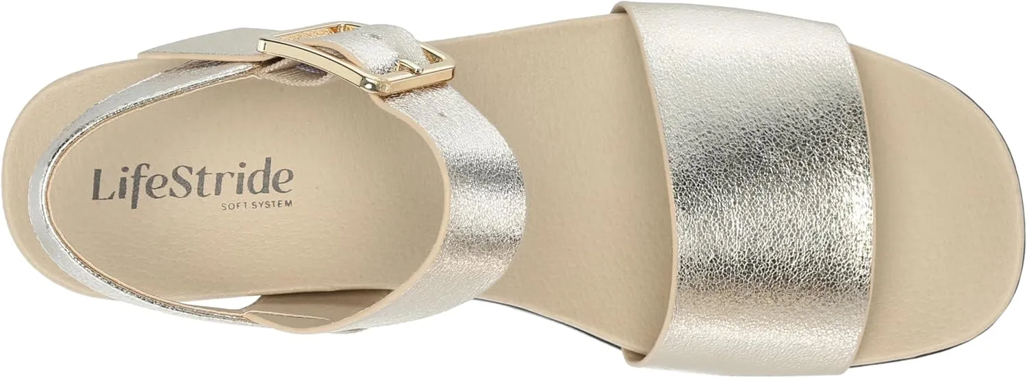 Lifestride Women's Gillian Ankle Strap Sandal