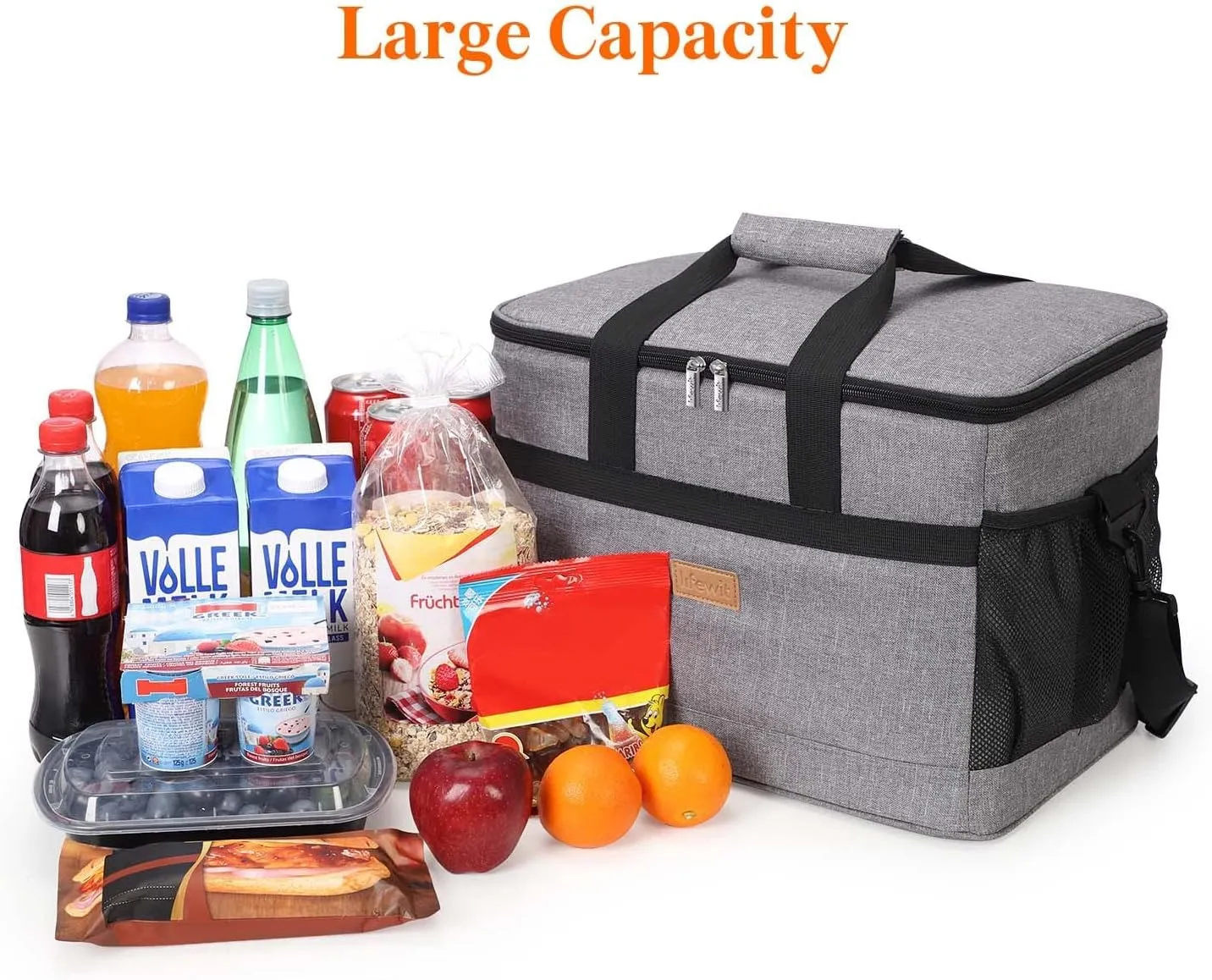 Lifewit Cooler Bag 30/50/60 Cans Collapsible and Insulated Large Lunch Bag Leakproof Soft Cooler Portable Tote for Camping/BBQ/Family Outdoor Activities