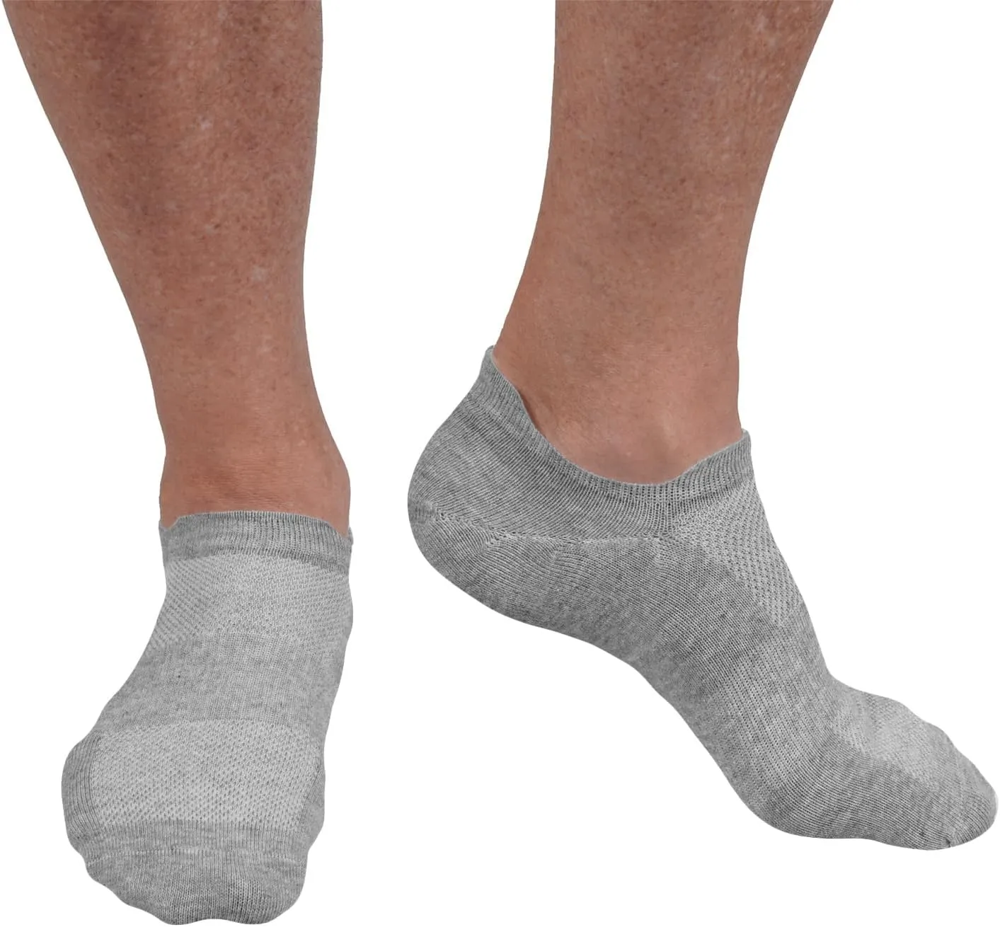 Lightweight Women's & Men's Low Cut Socks, 8 Pairs Running Socks - Front & Back Tabbed With Breathable Cotton