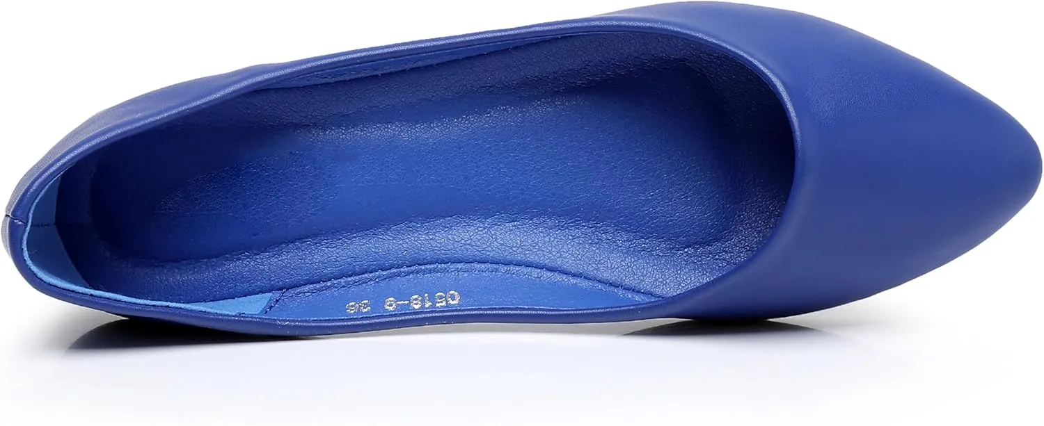 MAIERNISI JESSI Flats for Women Ballet Flats Pointed Toe Dress Business Casual Shoes