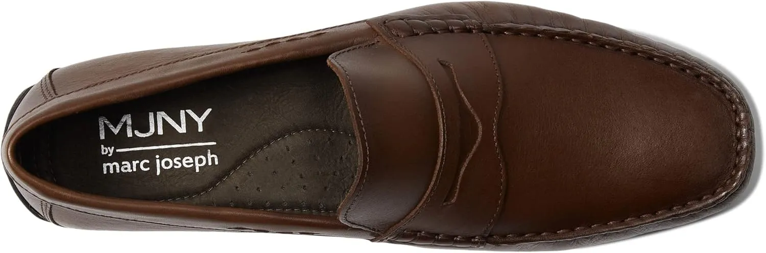 Marc Joseph New York Men's Leather Casual Slip On Penny Loafers