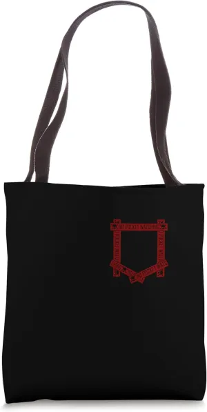 Maroon Red Burgundy Absolutely No Pocket Watching! Tote Bag