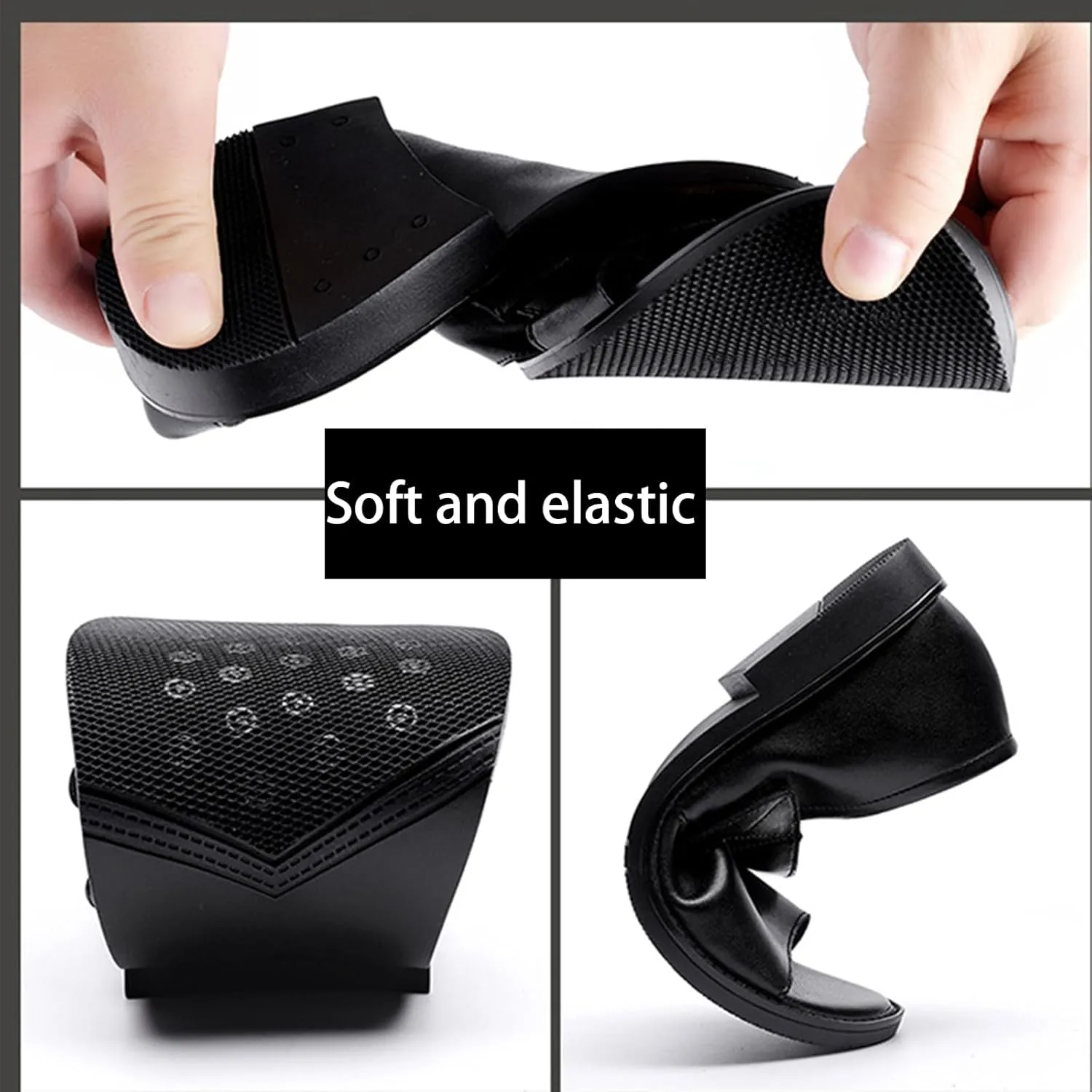 Men's Leather Sandals with Hook Loop Non-Slip Breathable Open Toe Water Shoes for Beach Walking Swimming Quick-Dry Non-Slip Flat Sole Business Casual Fisherman Sandals
