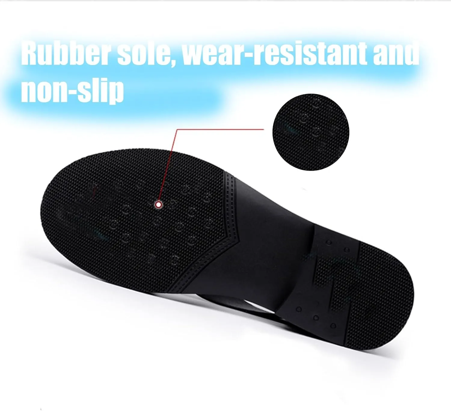 Men's Leather Sandals with Hook Loop Non-Slip Breathable Open Toe Water Shoes for Beach Walking Swimming Quick-Dry Non-Slip Flat Sole Business Casual Fisherman Sandals