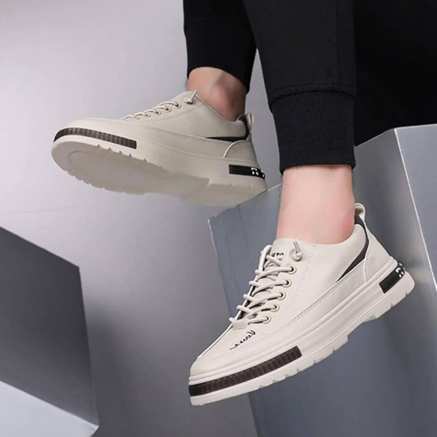 Men's Lightweight Cushion Sneakers Breathable Mesh Comfortable Tennis Shoe Memory Foam Versatile Shoes for Men