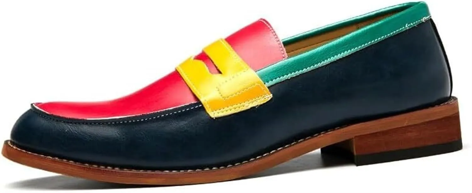 Men's Loafers Comfort Business Casual Slip-on Loafer Shoe Dress Penny for Office Daily Walking Driving