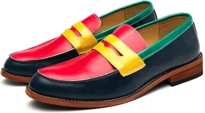 Men's Loafers Comfort Business Casual Slip-on Loafer Shoe Dress Penny for Office Daily Walking Driving