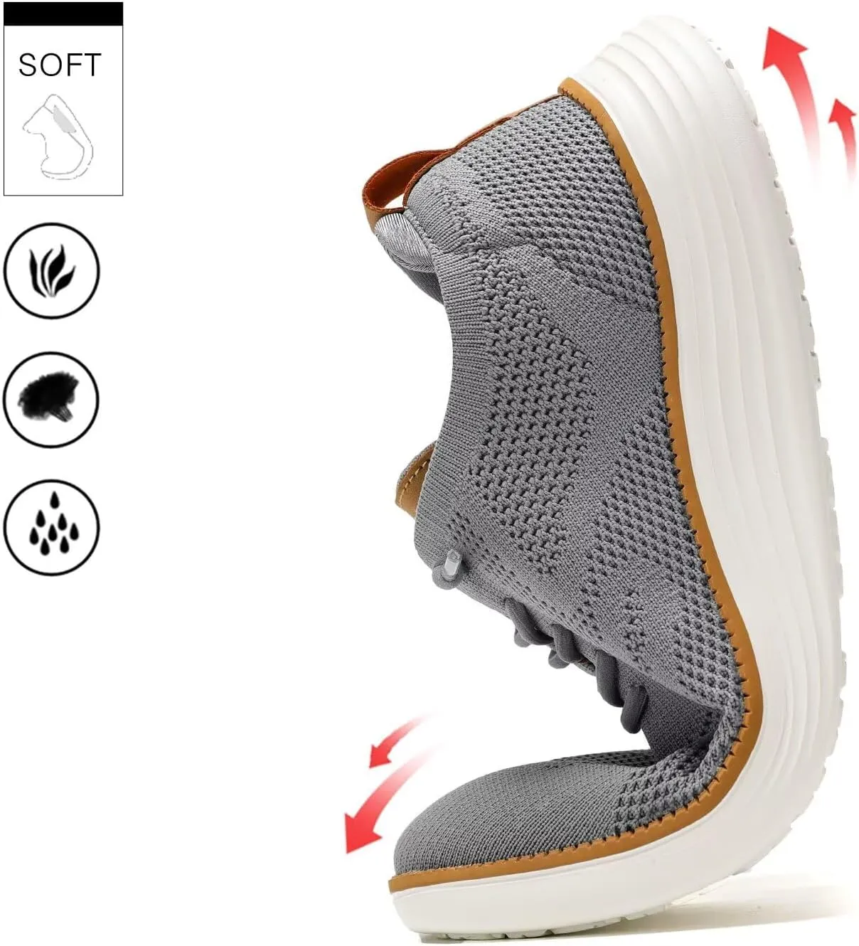 Mens Mesh Casual Sneakers Lightweight Breathable Dress Shoes Comfortable Walking Oxford Shoes Trainers for Men