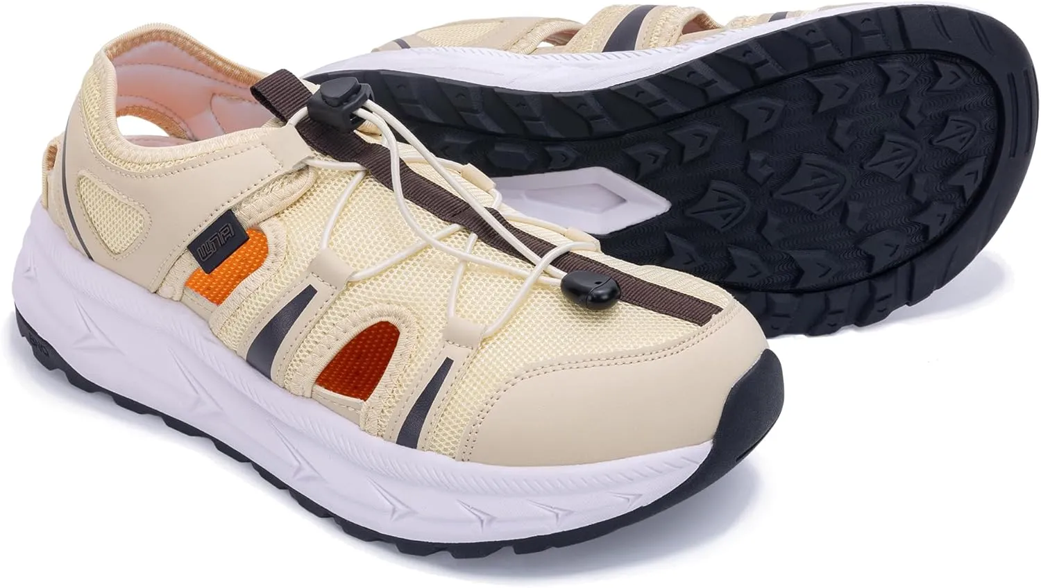 Mens Wide Hiking Sandal Summer Water Shoes Outdoor Athletic Recovery Sandals Closed Toe Walking Shoes US 8-13
