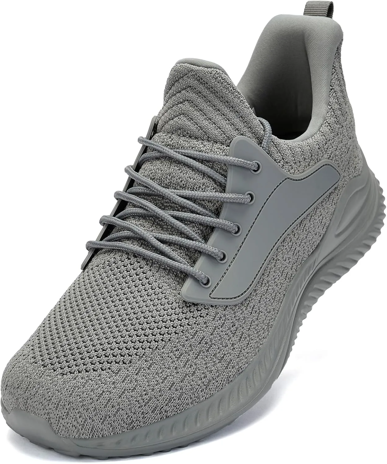 Mens Wide Sneakers Walking Shoes - Wide Slip on Tennis Shoes,Lightweight Breathable Comfortable Running Shoes for Athletic Workout Gym Jogging and Casual Wear Wide Width