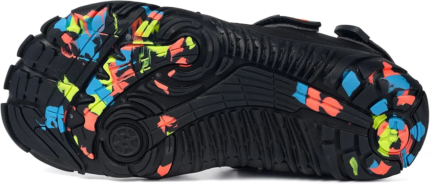 Mens Womens Water Shoes Barefoot Beach Sandals Wide Width Quick Dry Swim Aqua Shoes with Arch Support for Pool Diving Hiking Kayaking Outdoor Sport Athletic Summer