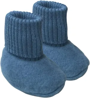 Merino Wool Fleece Baby Socks: Newborn Infant Organic Thermal Booties, 0-12 months